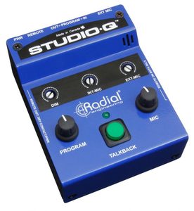 Radial Engineering - Studio-Q - Desktop Cue & Talkback Controller.