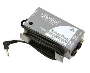Radial Engineering - StageBug SB-5 - Passive Stereo Direct Box For Laptops & Mobile Devices.