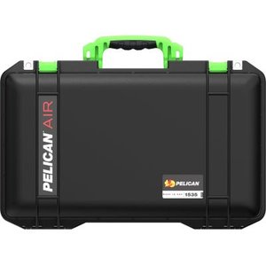 Plastic Cases: Pelican Cases - 1535LAB - Lime -  Internal dimensions: 518 x 284 x 183 mm.