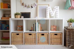 IKEA - KALLAX Bookcase 2x4 cube shelves - Living Concepts