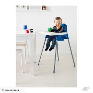 Products: IKEA - Baby high chair with safety seat belt - Living Concepts