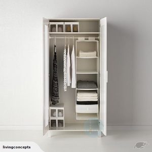 Products: IKEA ñ ANEBODA Wardrobe Free standing wardrobe - Living Concepts