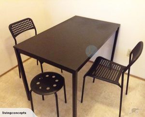 IKEA - Black Dining table 110x67cm - Living Concepts