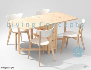 Products: IKEA - NORDEN Dining table (Drop leaf table) - Living Concepts