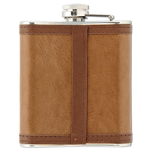 Vintage Leather Flask