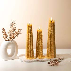 Icicle Candles: White Lily Icicle Candles