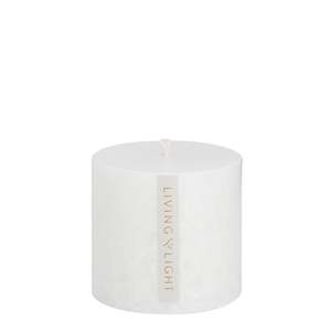 Pillar Candles: Pinot Blanc Pillar Candle (White) Small