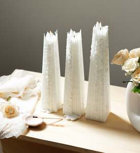 Icicle Outlet: Pinot Blanc Icicle Candles - OUTLET