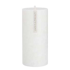 Pinot Blanc Pillar Candles (White) Large - OUTLET