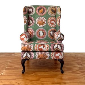 Wingback Armchair in GP & J Baker Robina's Dinner Party - Living Room Worksh&hellip;