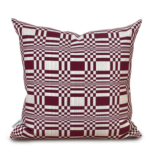 Products: Johanna Gullichsen Cushion in Doris Bordeaux - Living Room Workshop & Showroom