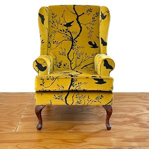 Products: Timorous Beasties Birdbranch Armchair - Living Room Workshop & Showroom