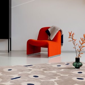 Products: Marimekko Unikko Rug Greige - Living Room Workshop & Showroom
