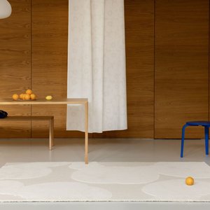 Products: Marimekko Iso Unikko Rug Natural White - Living Room Workshop & Showroom
