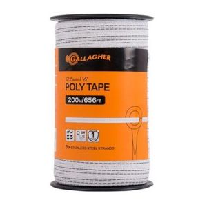 Gallagher 12.5mm Poly Tape 200m - Living Rural