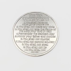 10 Commandment Coins – Aluminium (50pk)