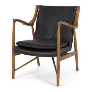 Chairs: Finn Leather Armchair