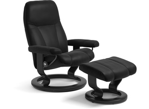 Stressless Consul Recliner & Footstool – Classic Base