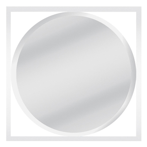 Products: Round Mirror in Square Frame