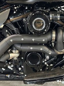 Products: Tornado Turbo Kit – Stainless Exhaust, Polished Billet. Fits Touring 2017up And Softail 2018up – LKtraz Motors