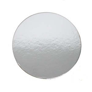 Cake Disc Round Silver 5 Inch (127mm) 2mm | Each