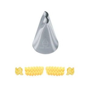 Cake Craft #100 Ruffle Piping Tip Stainless Steel