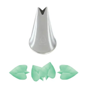 Piping Bags Tips: Cake Craft #366 Large Leaf Piping Tip Stainless Steel