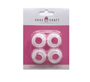 Piping Bags Tips: Cake Craft Small Coupler Set 4/Pack