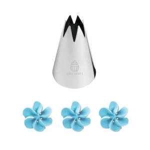 Piping Bags Tips: Cake Craft #1M Large Open Star Piping Tip Stainless Steel