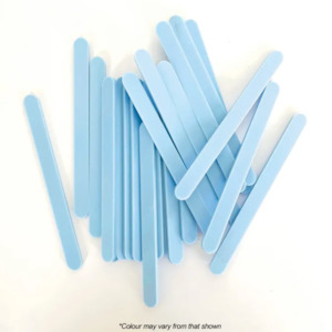 Cake Craft Popsicle Sticks Acrylic Blue 24/Pack