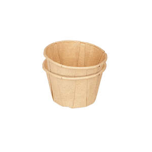Eco: Paper Sauce Cup Brown 2oz (60ml) | 250/Pack