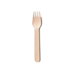 Wooden Cutlery: Wooden Fork 6 Inch 50/Pack
