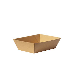 Eco Trays: Kraft Brown Cardboard Tray #1 130x90x50mm | 50/Pack