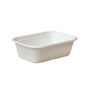 Green Choice Sugarcane Rectangle Container 650ml 125/Pack