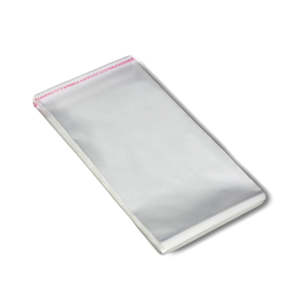 Bopp Bags: Clear BOPP Sealable Bags 100x155mm 200/Pack