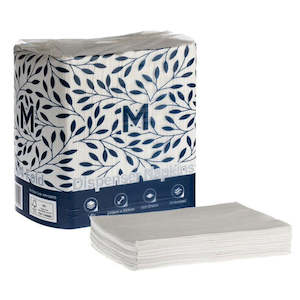 Dispenser Serviettes: M Dispenser Napkins 1 Ply White 500/Pack