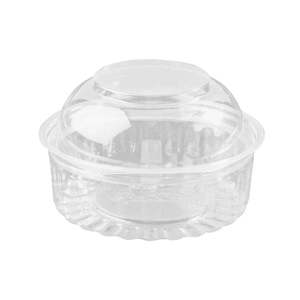 Clear Sho Bowls: Sho Bowl Clear Round Dome Lid 8oz (227ml) 250/Ctn