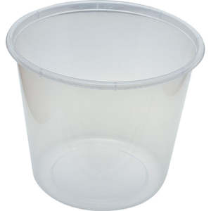 Microwavable Containers Round: T700i (700ml) Plastic Round Container 500/Ctn