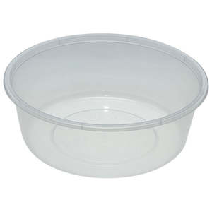 Microwavable Containers Round: T280i (280ml) Plastic Round Container 50/Pack
