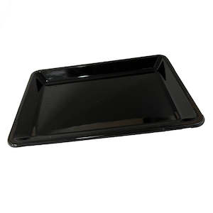 Clear Plastic Trays: FE57 Plastic PET Food Tray Black 180x125x15mm 250/Ctn