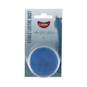 GoBake Edible Lustre Dust Electric Blue 2g