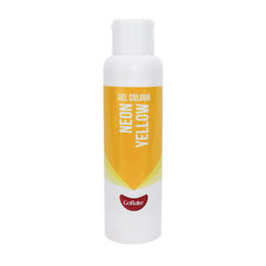 Colours Sprays: GoBake Gel Food Colour Neon Yellow 120g