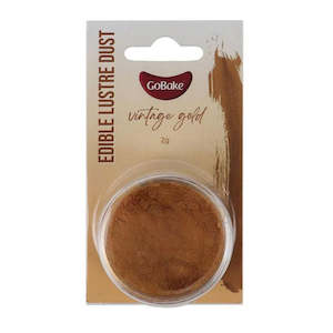 GoBake Edible Lustre Dust Vintage Gold 2g