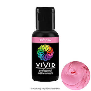 Colours Sprays: Vivid Gel Food Colour Soft Pink 21g