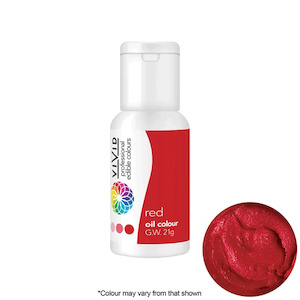 Vivid Oil Based Food Colour Red 21g
