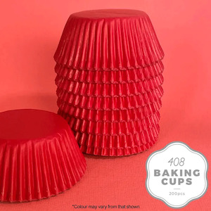 Cake Craft 408 Baking Cups | Red | 200/Pack