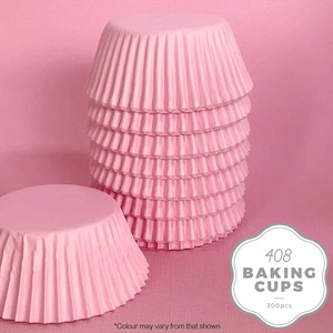 Muffin Cups: Cake Craft 408 Baking Cups | Pastel Pink | 200/Pack