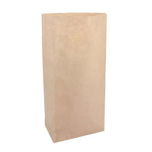 Block Bottom Paper Bag #5 Heavy Duty | 200/Pack
