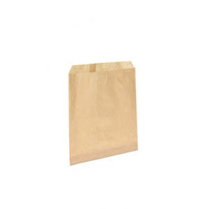 Flat Brown Paper Bags: Flat Brown #4 Paper Bag | 100/Pack