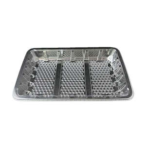 Clear Plastic Trays: RPET Clear Plastic Meat Tray 6x10" | 600/Ctn